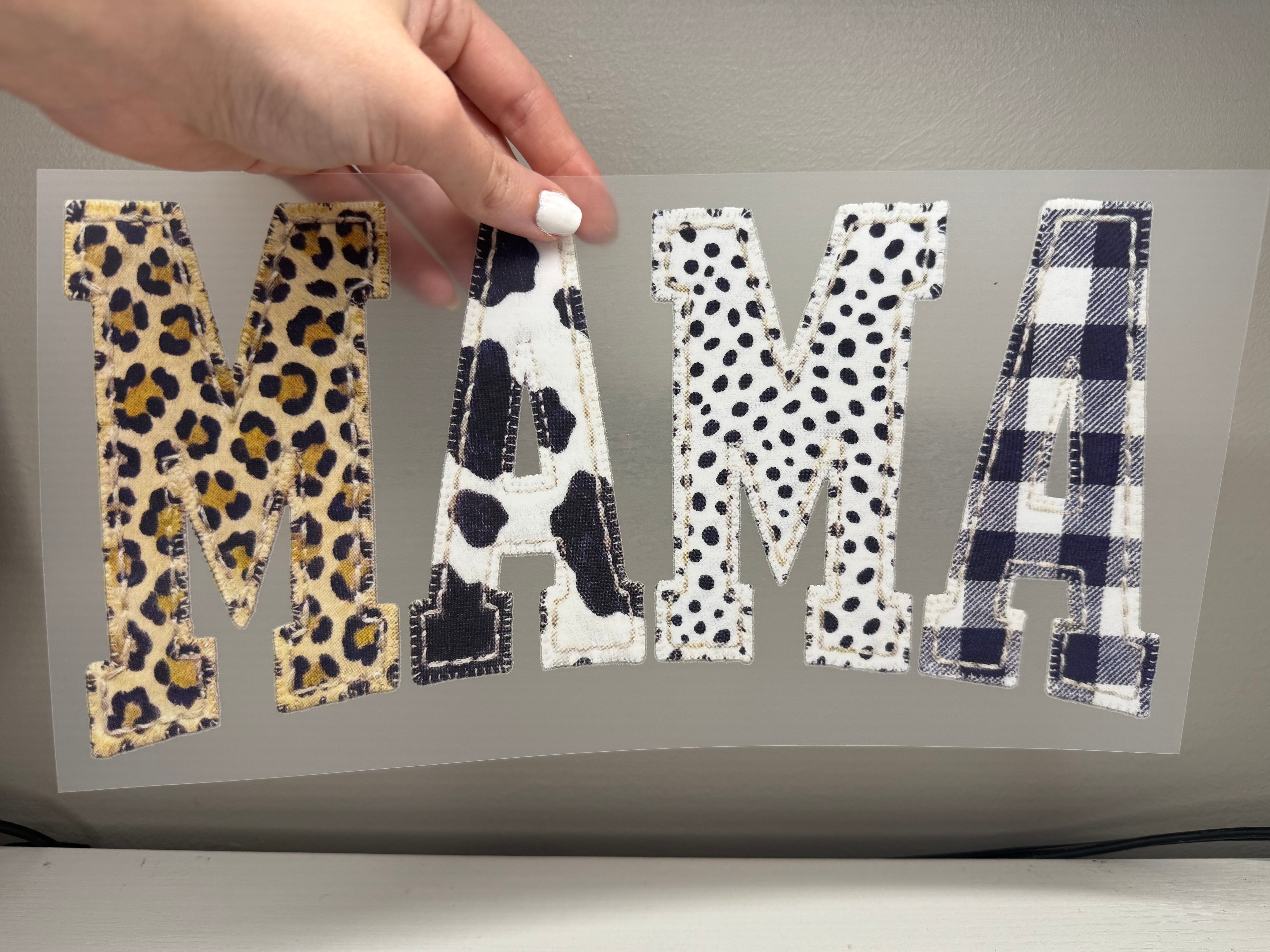 Plaid mama transfer