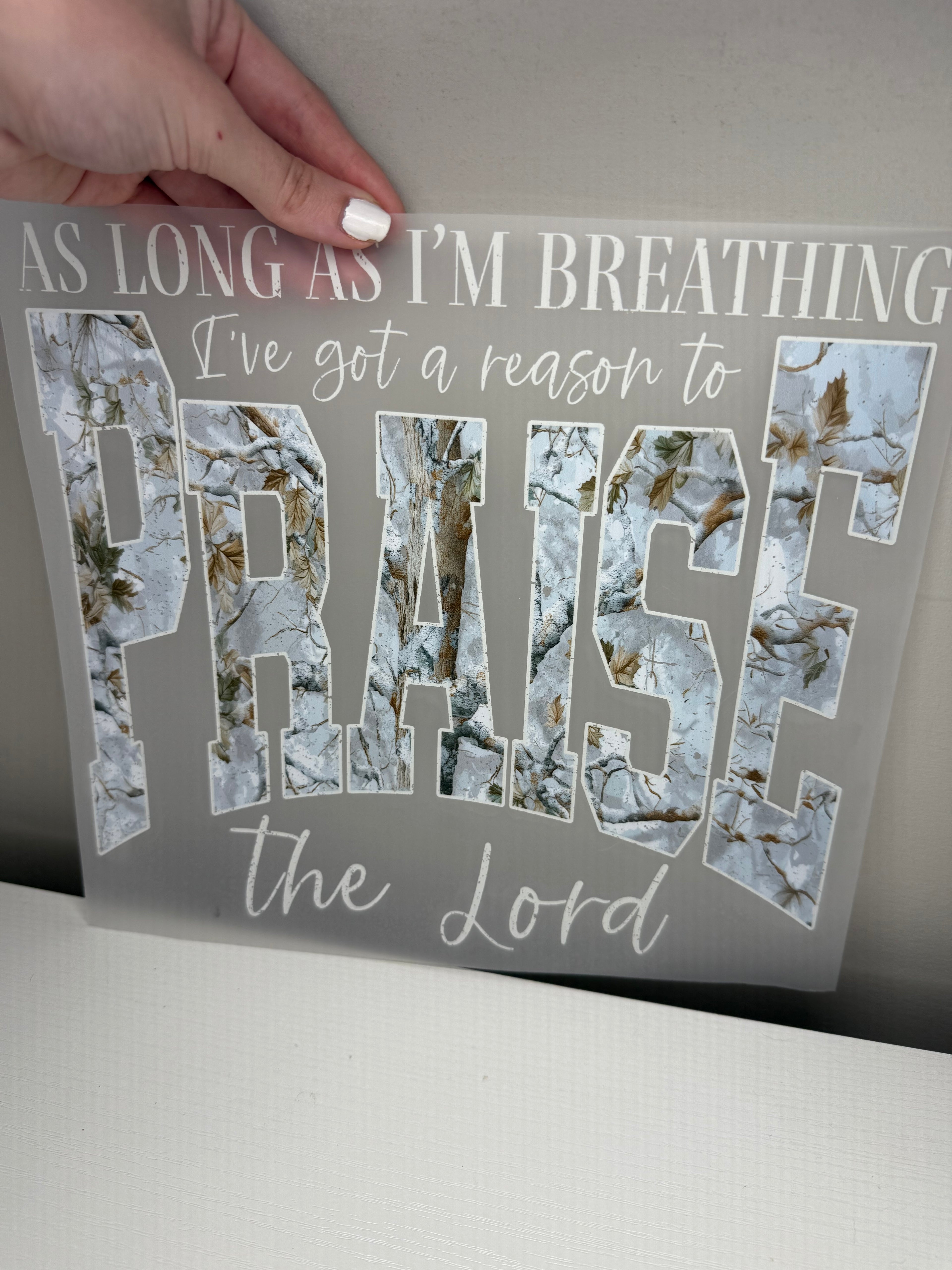 As long as i’m breathing transfer (white)