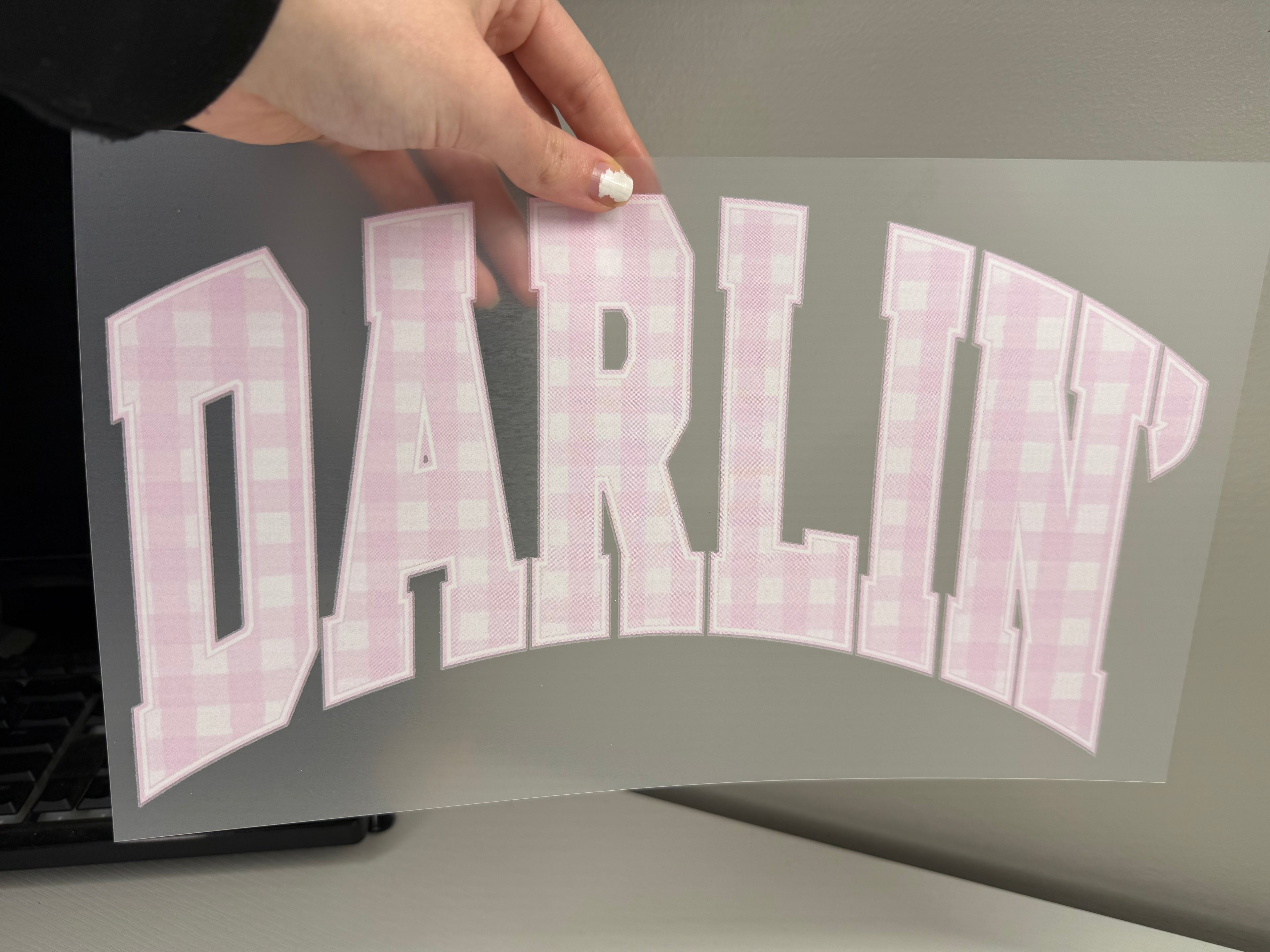 Pink darlin transfer