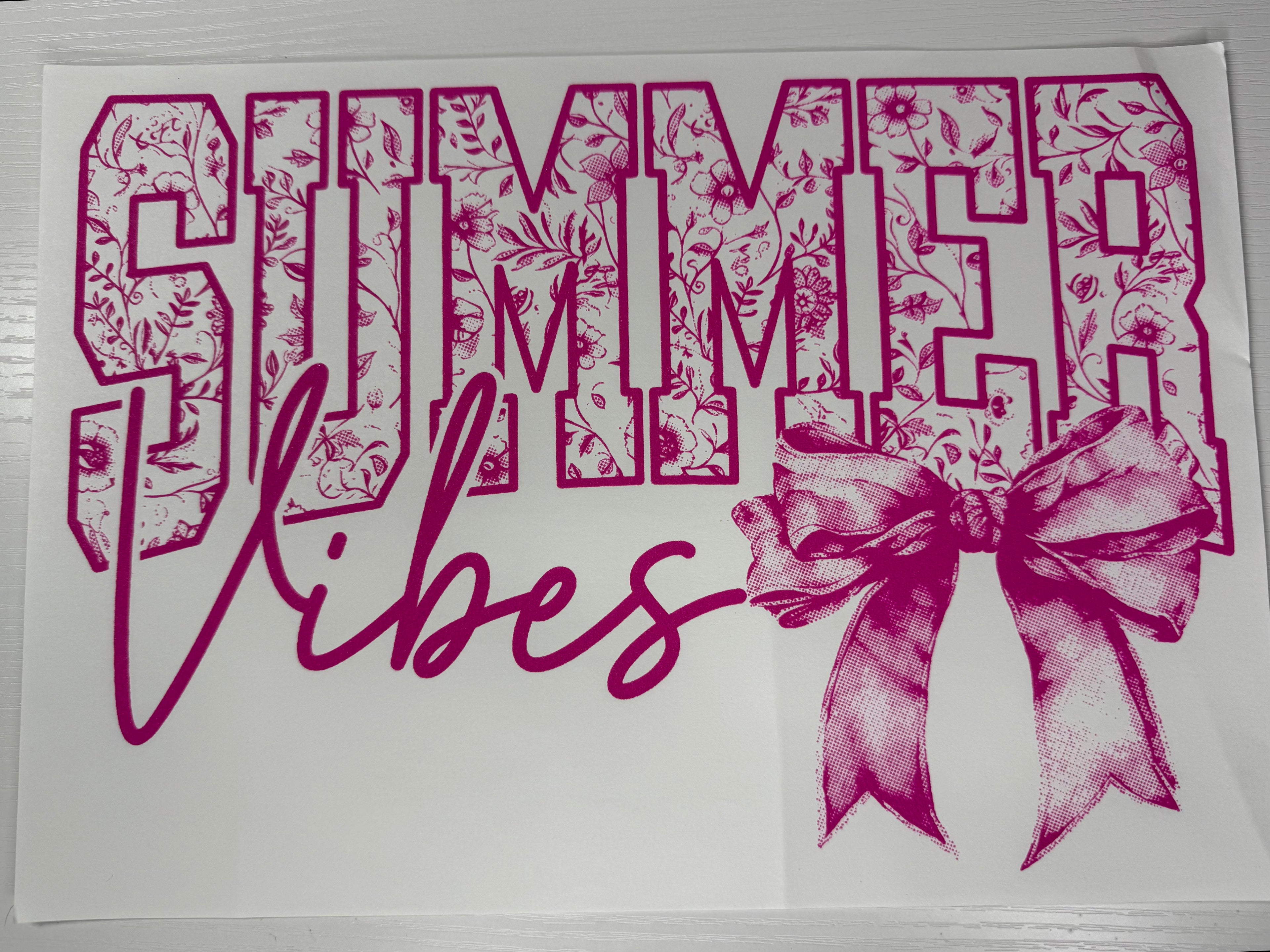 Summer Vibes Screen Print