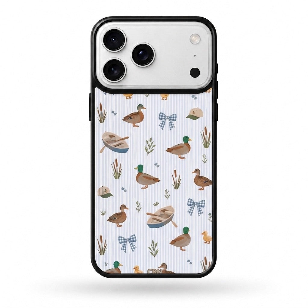 Striped Ducks Phone Case