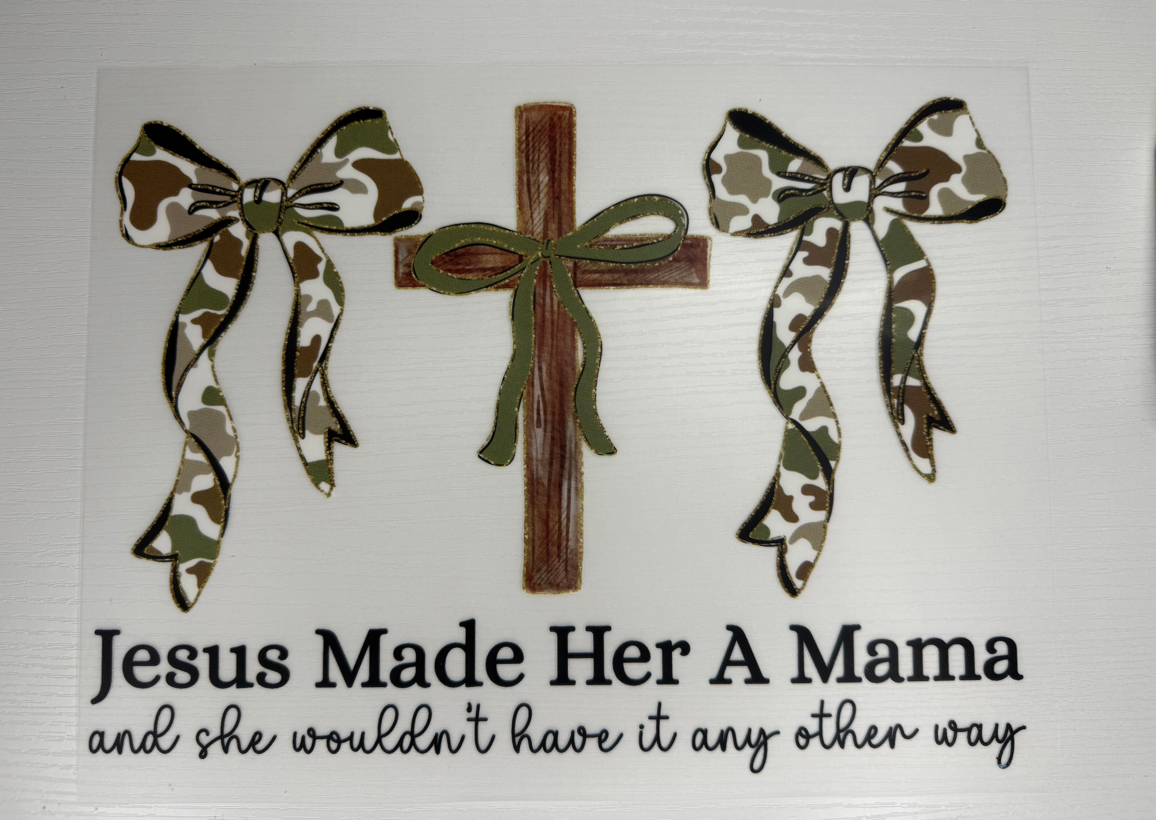 Jesus made her a mama transfer