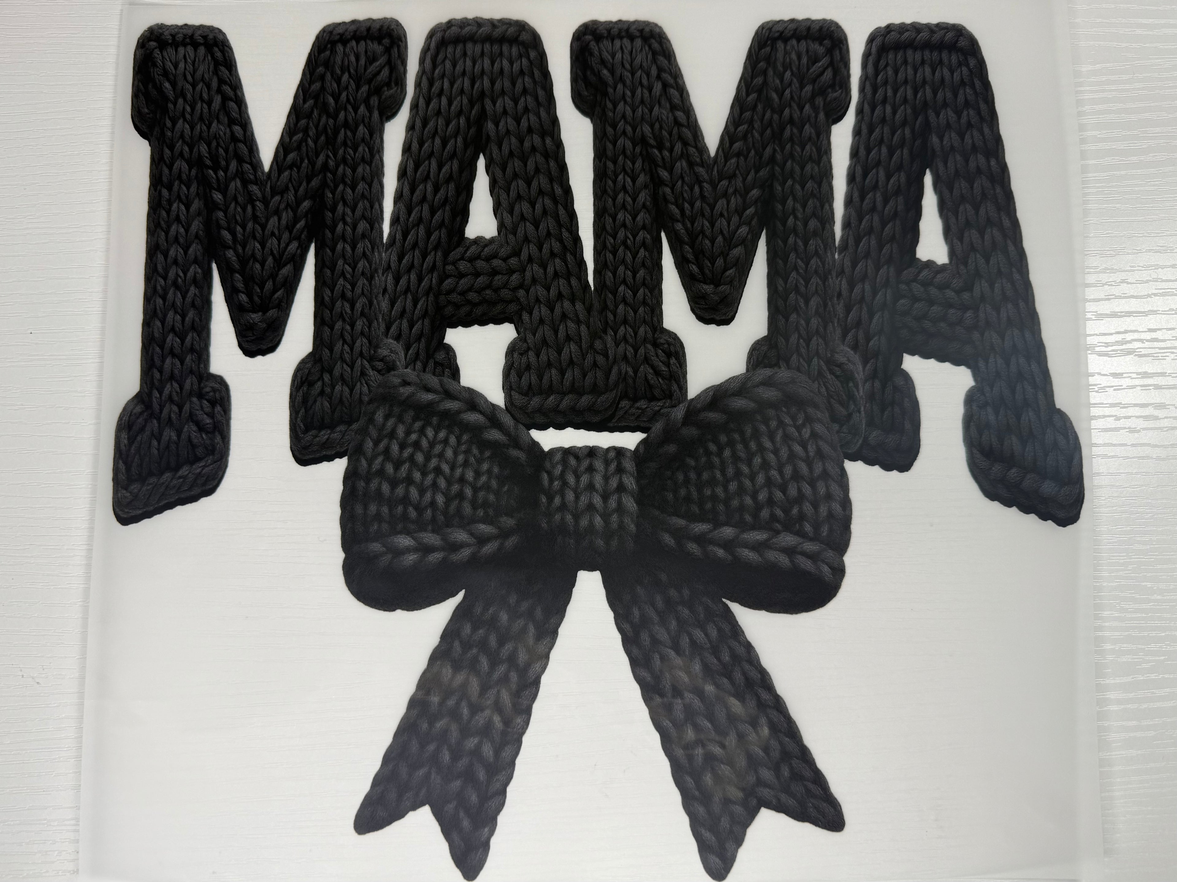 Faux Yarn Mama Transfer