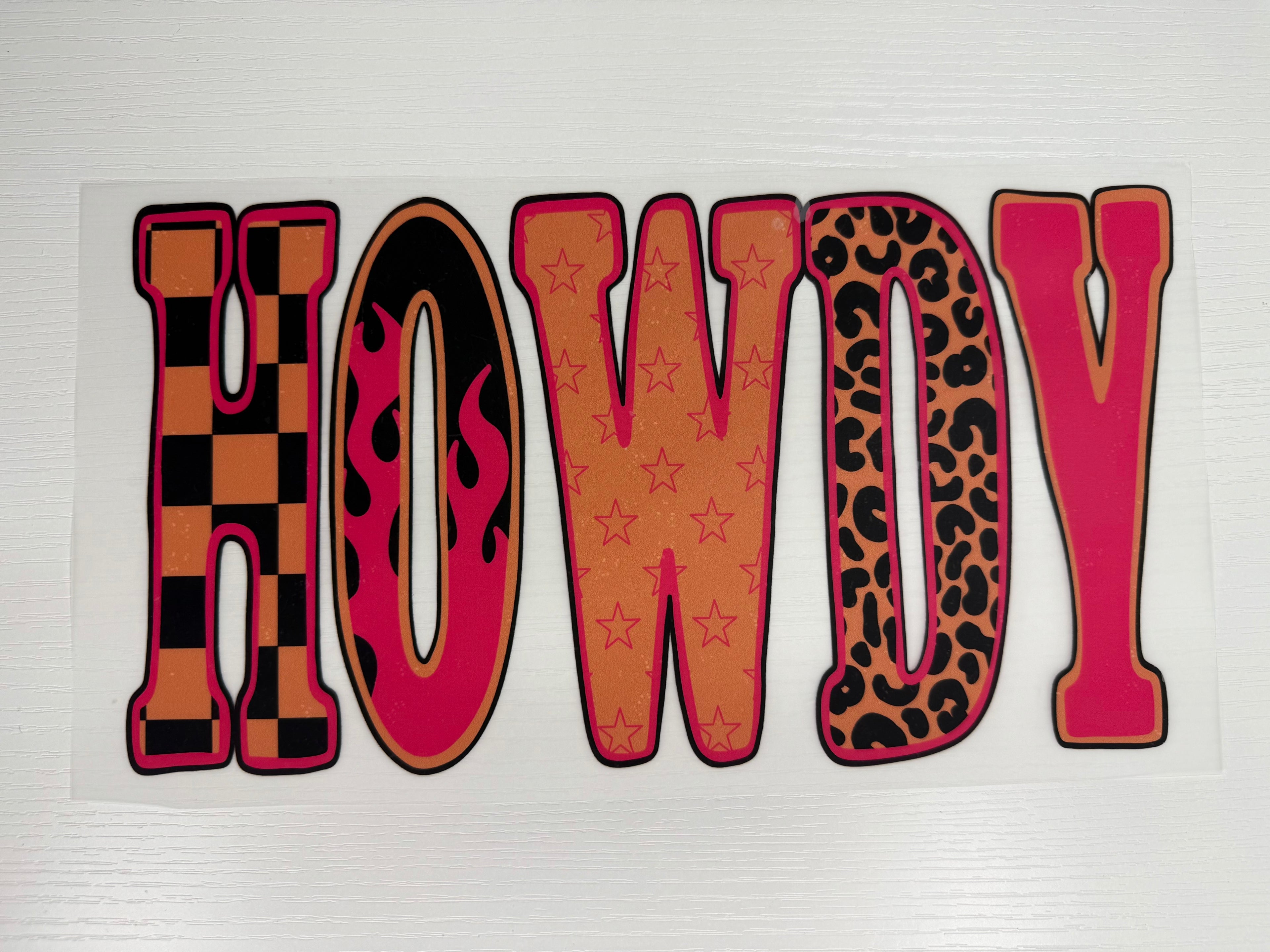 Pink howdy transfer
