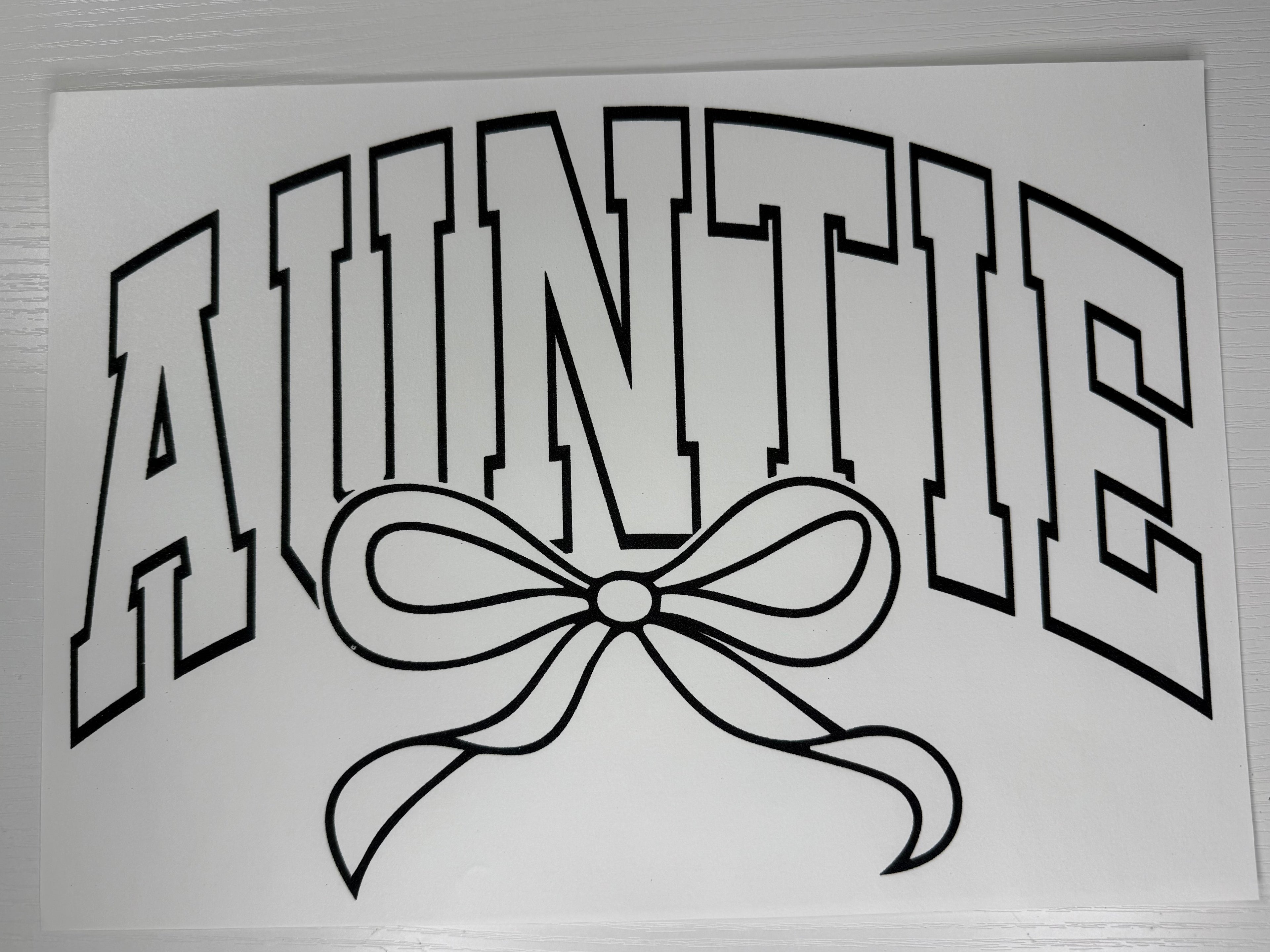 Auntie Coquette Screen Print