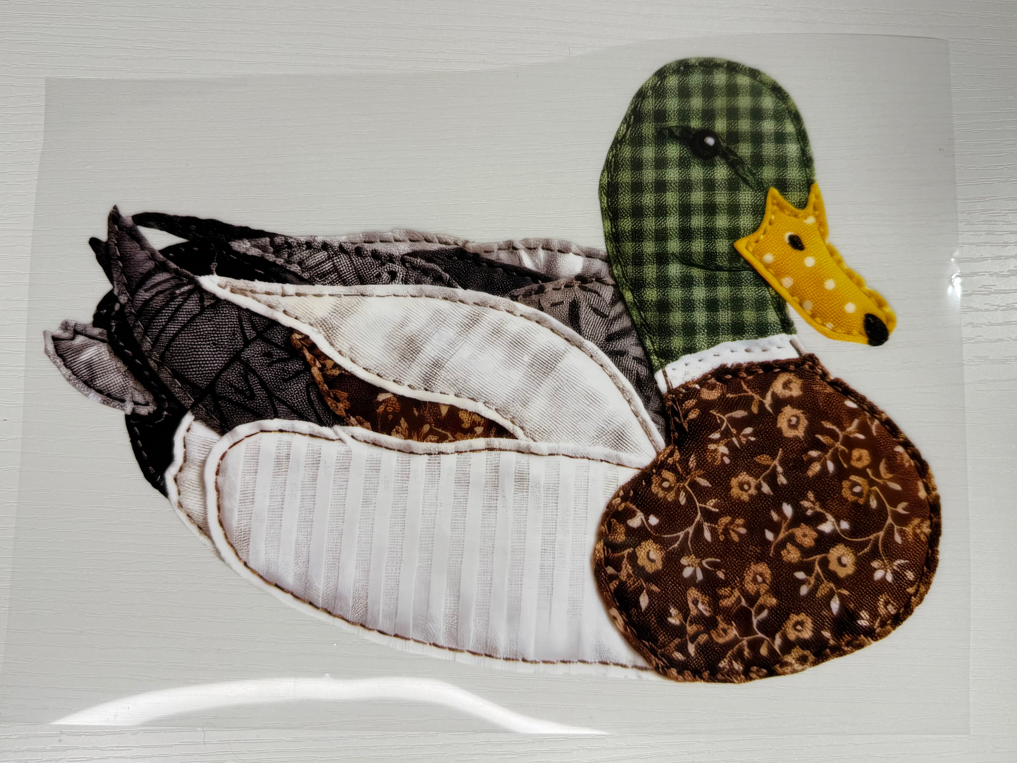 Patchwork Duck Transfer