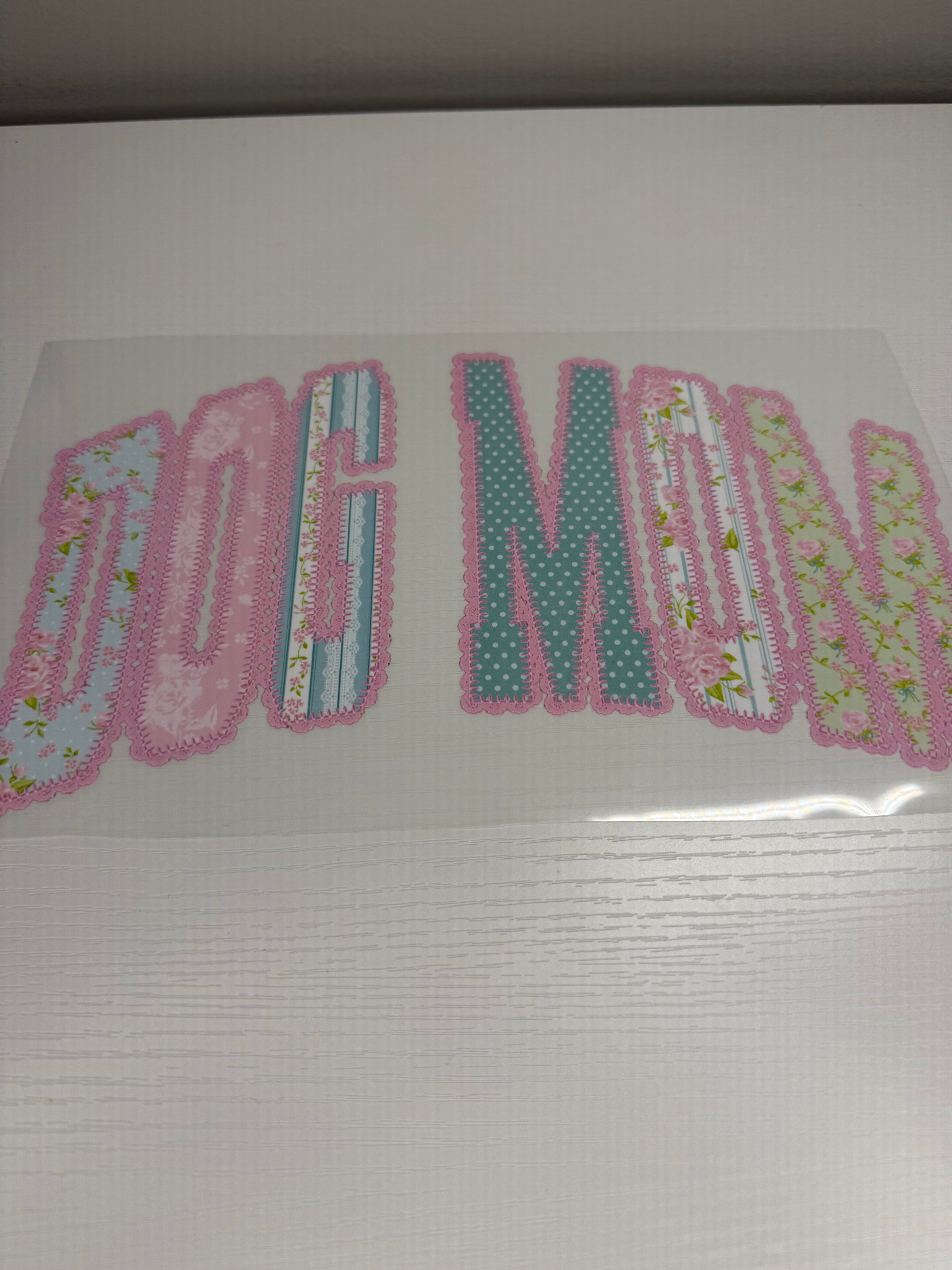 Lace dog mom transfer