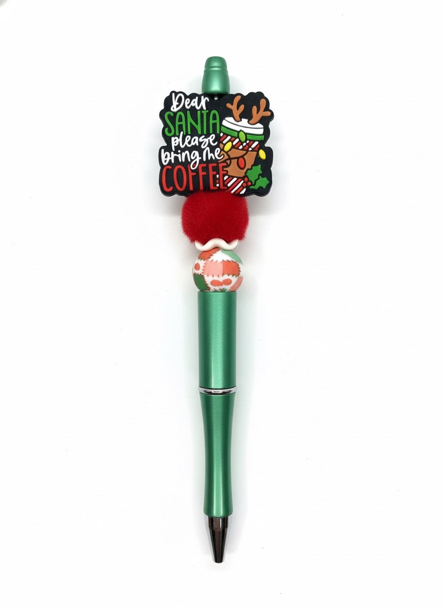 Dear Santa please bring me coffee pen