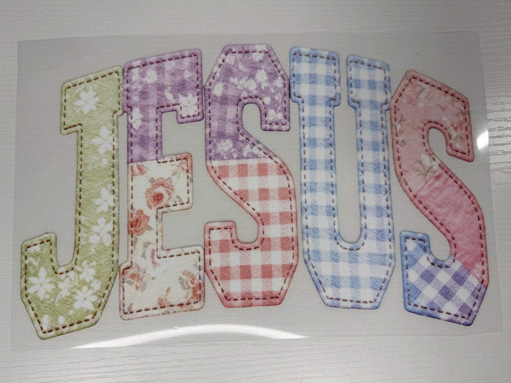 Patchwork Jesus Transfer