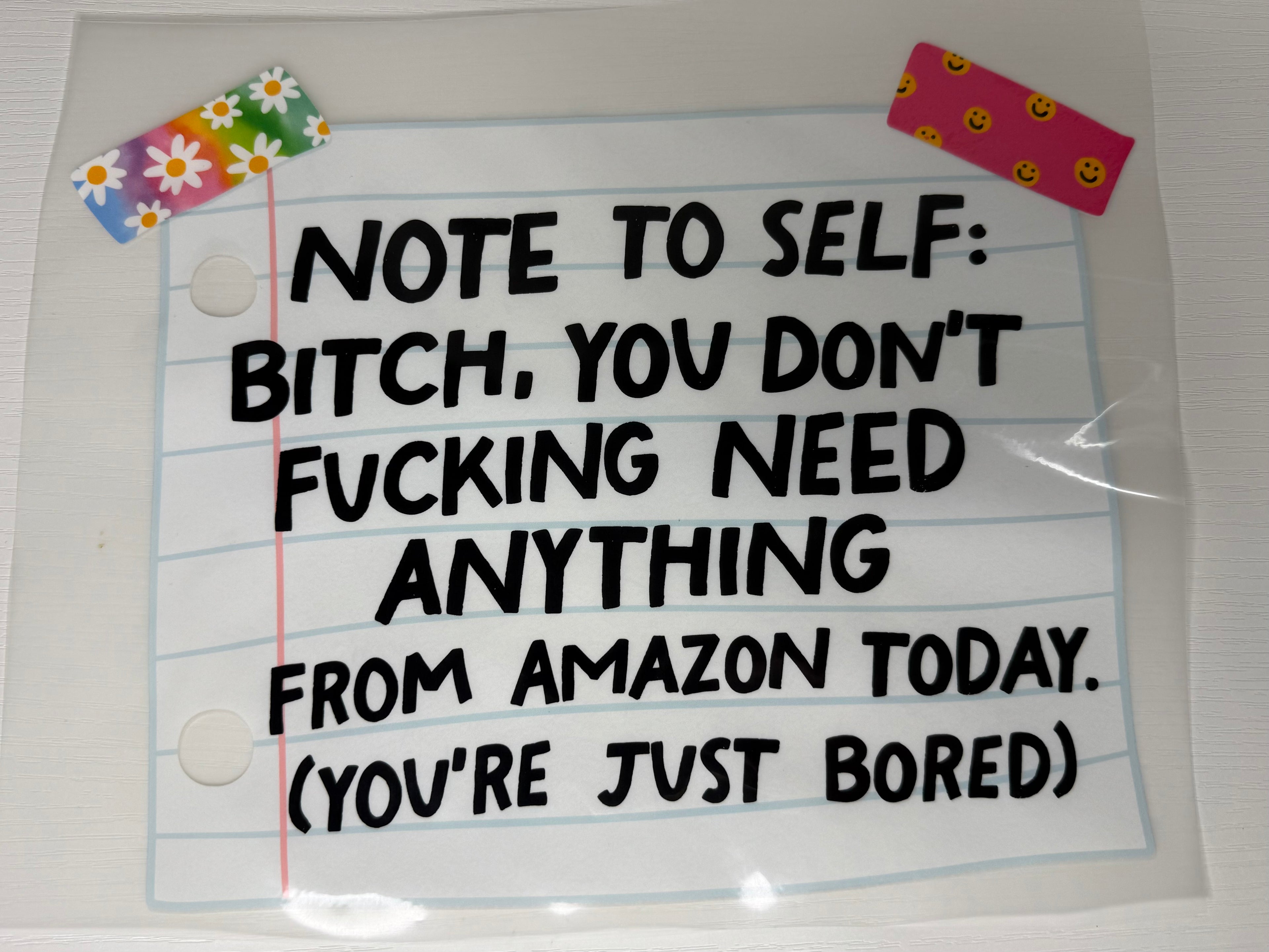 Note To Self: Transfer