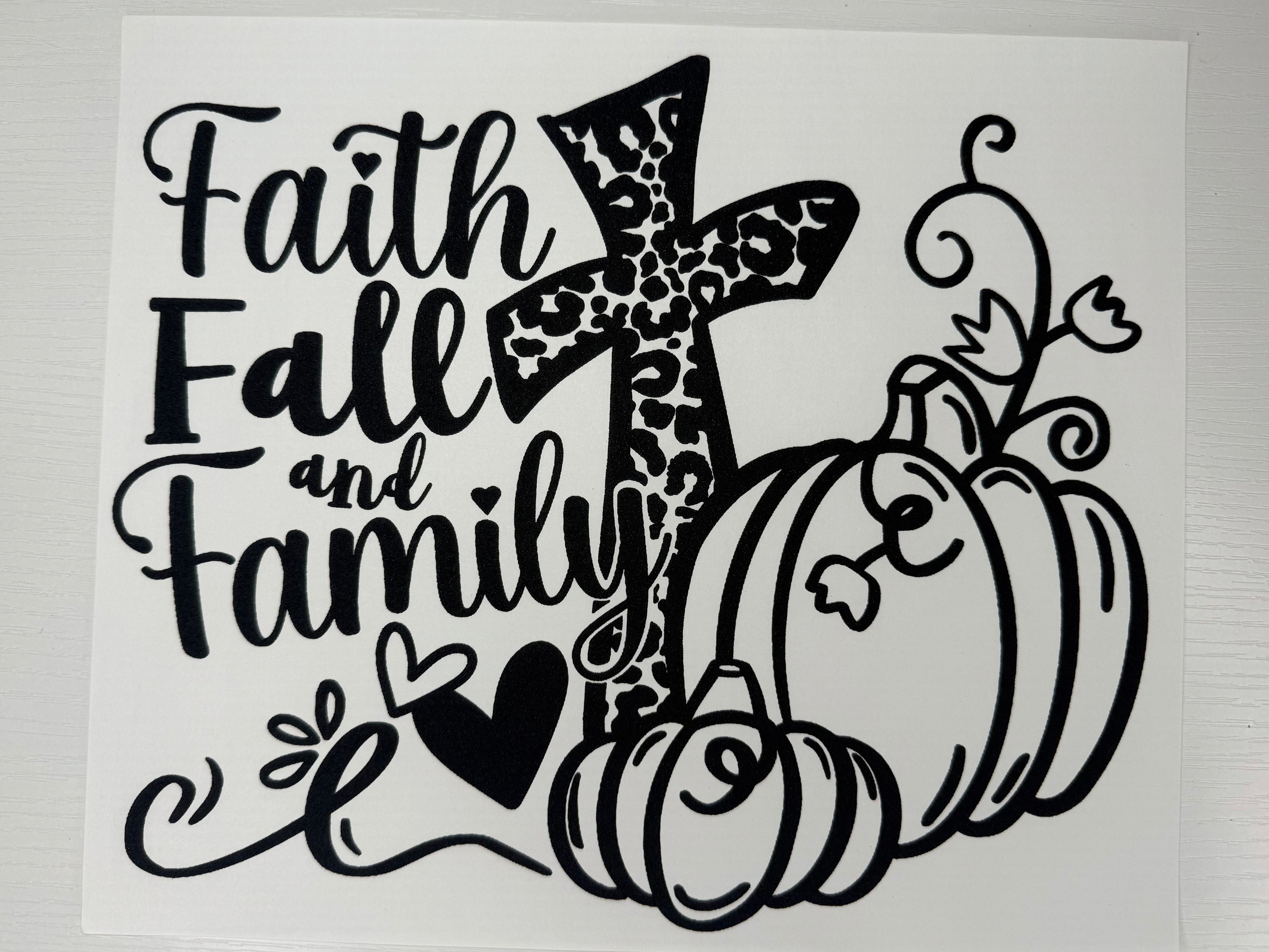 Faith, fall and family transfer