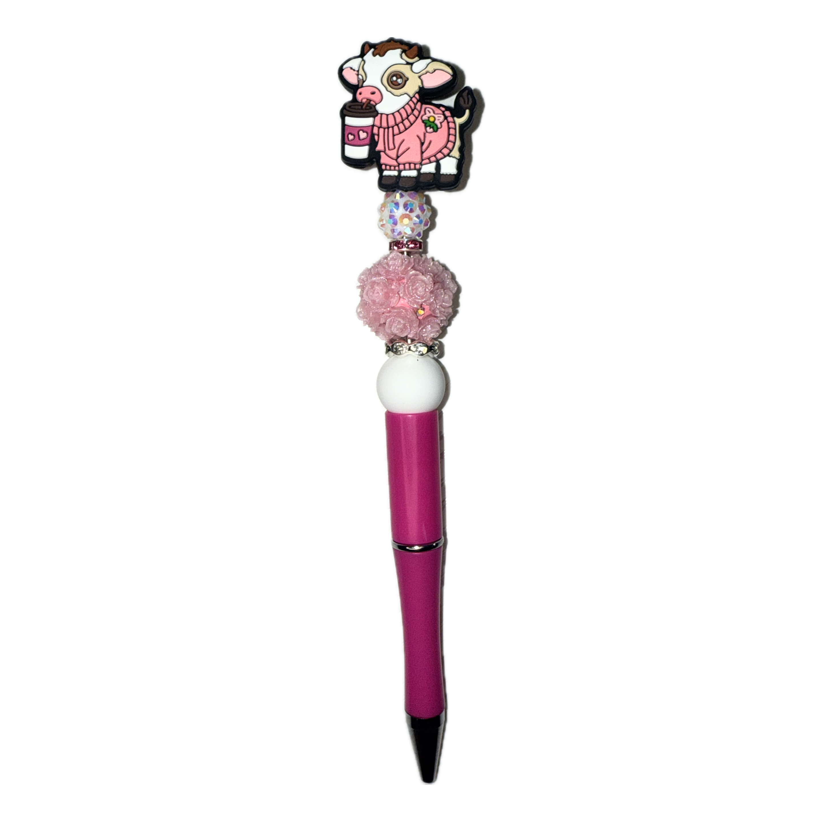 Coffee Pink Cow Focal Pen
