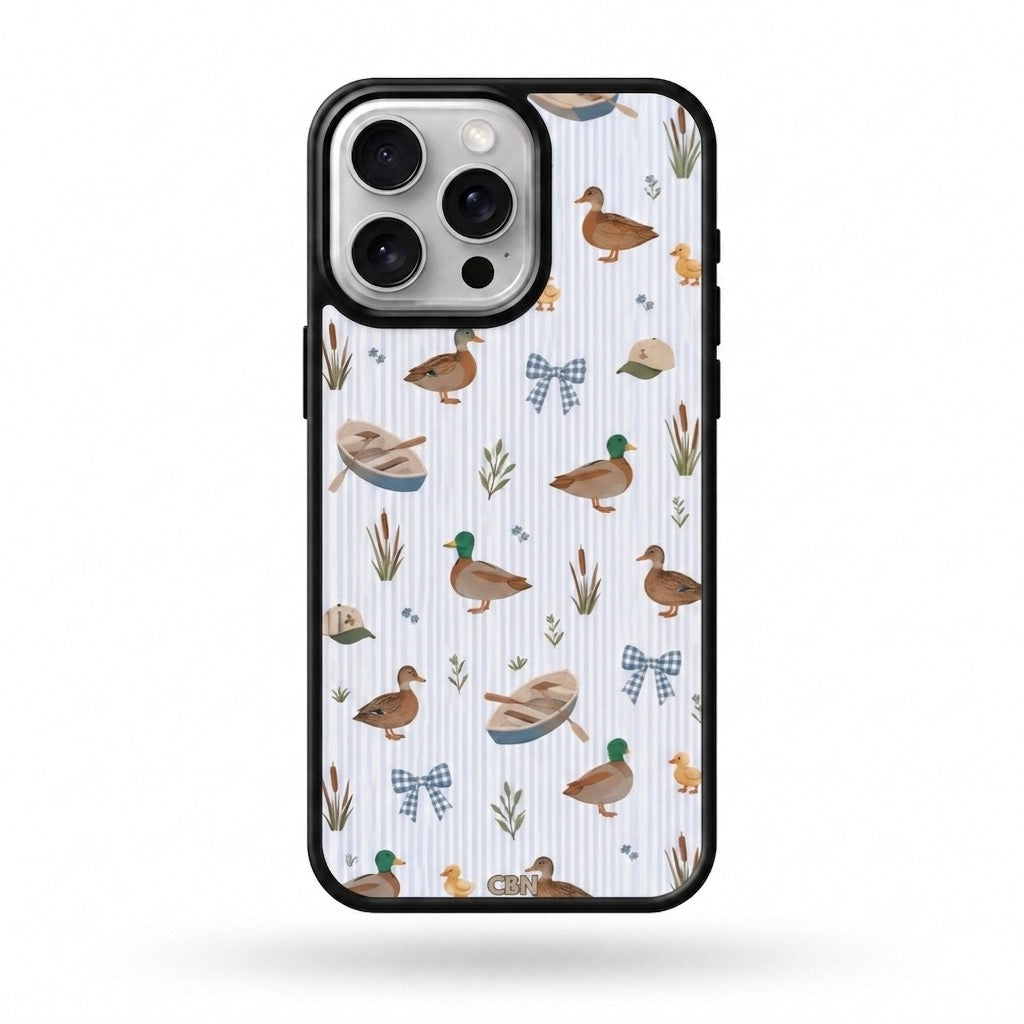 Striped Ducks Phone Case
