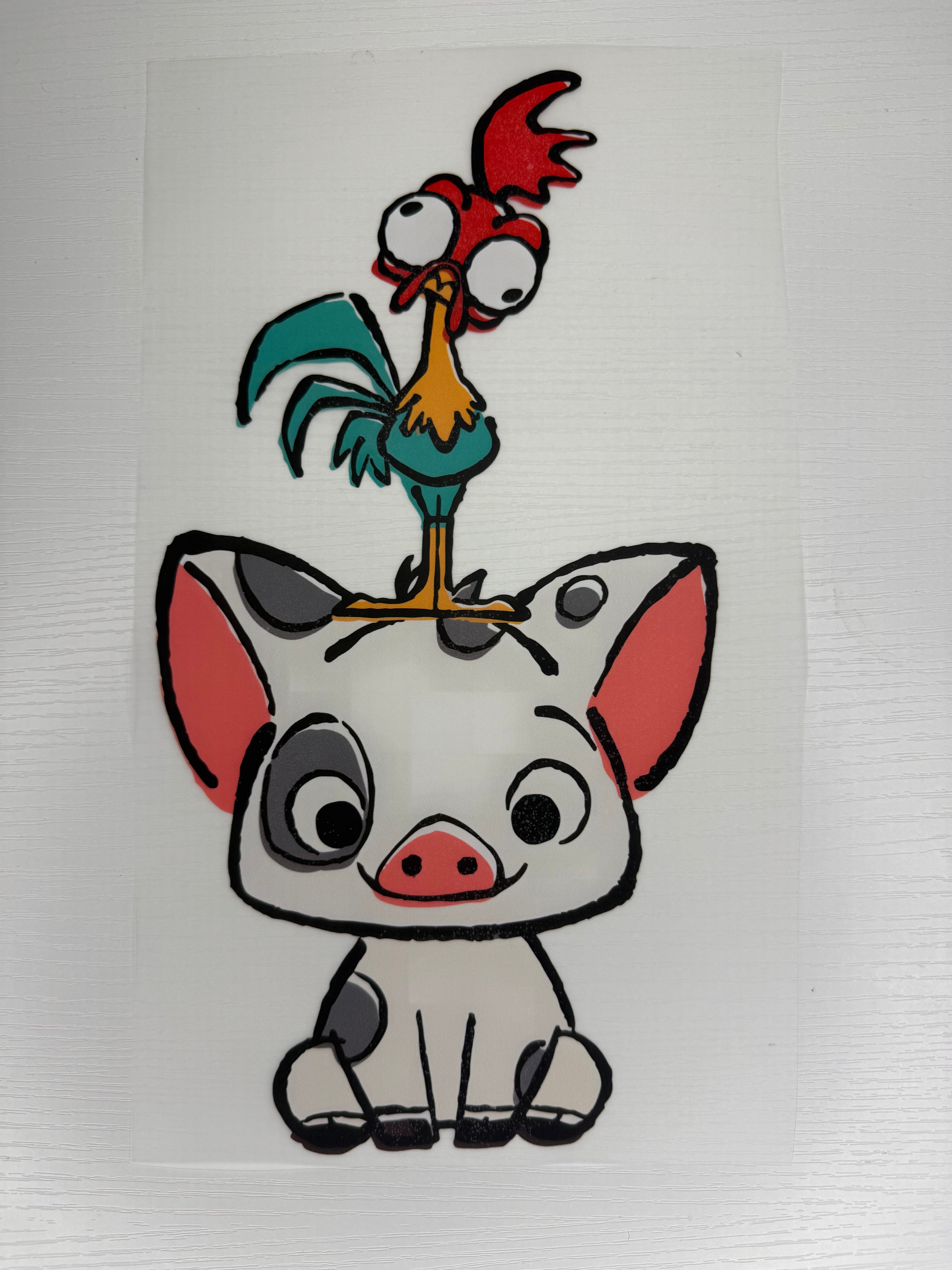 Pig & rooster transfer