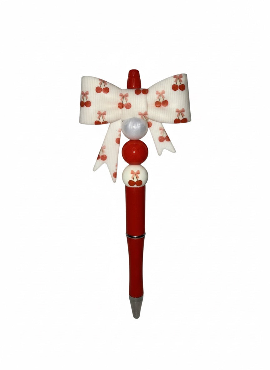 Cherry Bow Pen