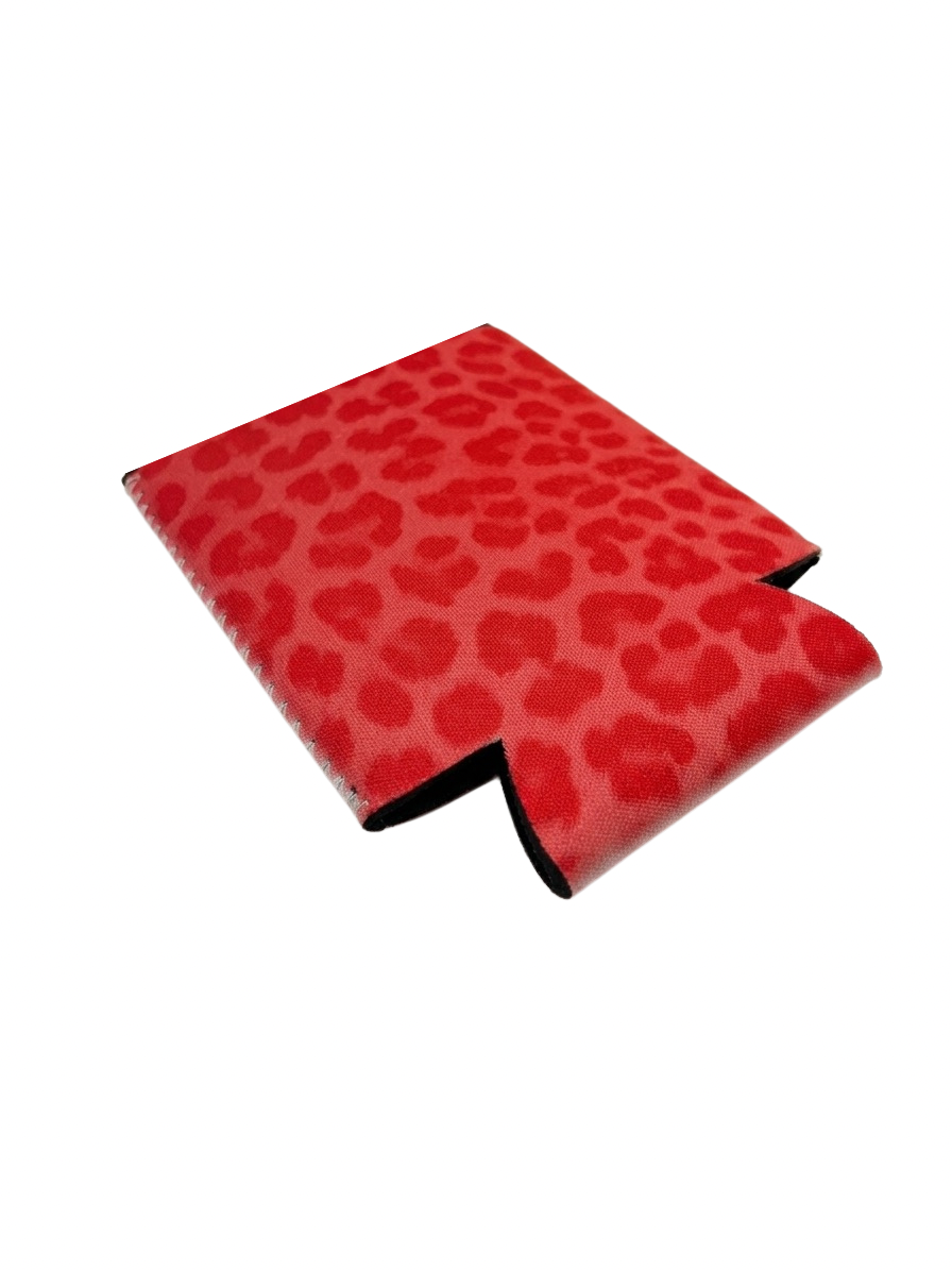 Pink Cheetah Koozie