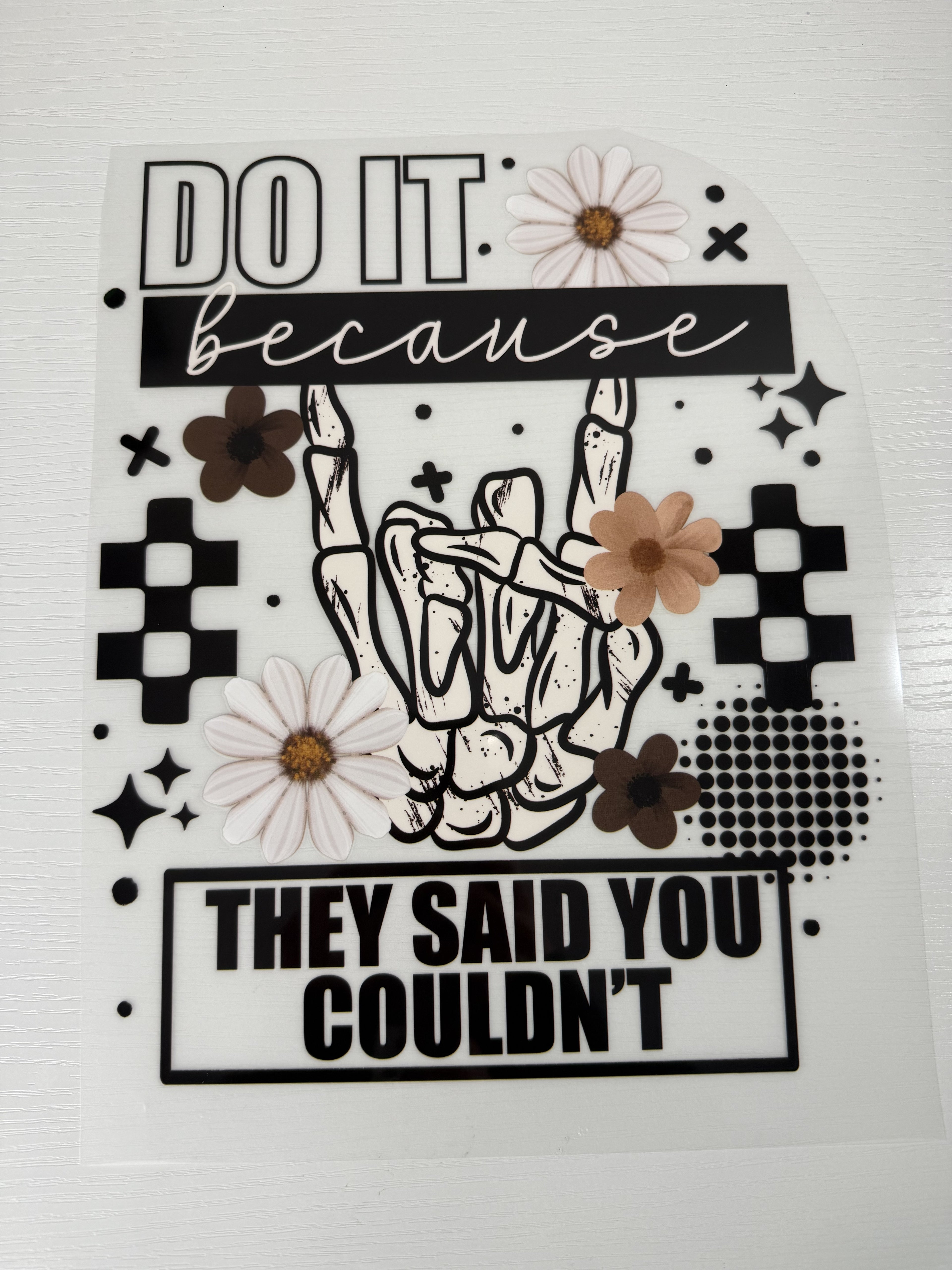 Do it because they said you couldn’t transfer